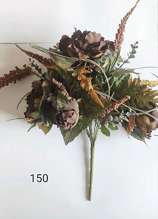 Штучні квіти, кущі,гілки,травка,листя для декору.