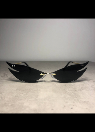 Окуляри котячих очей , чорні