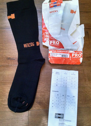 Компресійні гольфи шкарпетки стягуючі herzog pro compression