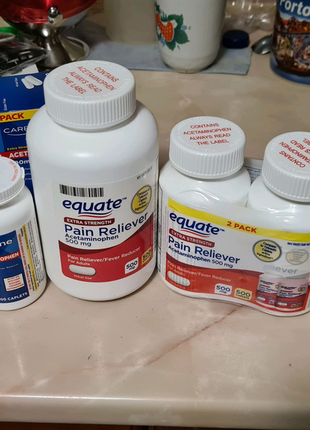 Знеболююче ацетомінофен acetaminophen pain reliever виробник сша