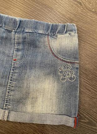 Красивая джинсовая юбка 3-4 года gee jau