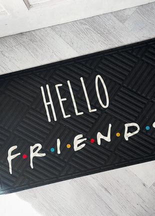 Придверні килимок з принтом hello friends (kov_20s004)1 фото