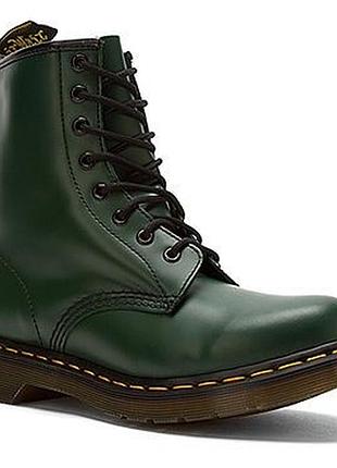 Черевики dr. martens 1460 green smooth 11822207 — цена 6200 грн в