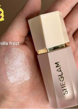 Рідкий хайлайтер sheglam bloom liquid highlighter відтінок vanilla frost