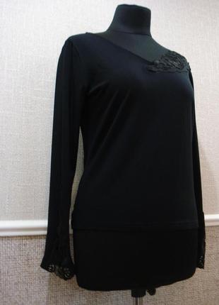 Трикотажная блуза с длинным рукавом большого размера 18(xxxl)2 фото