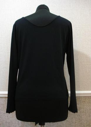 Трикотажна блуза з довгим рукавом великого розміру 18(xxxl)3 фото