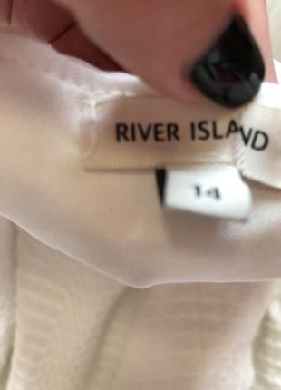 Платье river island белое праздничное размер м4 фото