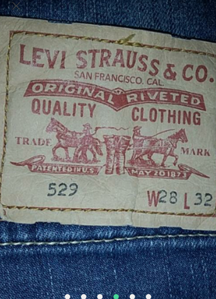 Джинсы брюки levis 529 w28l324 фото