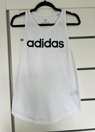 Майка adidas біла m бавовна