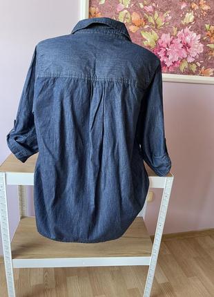 Блуза джинсова котонова50-52(16)2 фото
