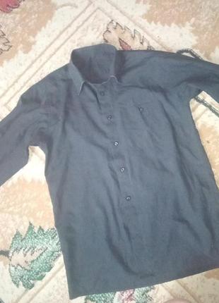 Рубашка чорного кольору5 фото