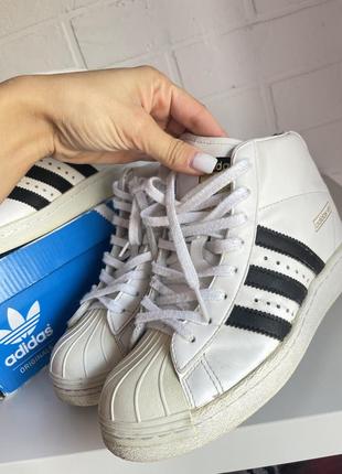 Женские кеды adidas superstar up кеды на танкетке2 фото