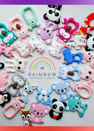 Гризунок, гризунець, гризунці, іменний тримач для пустушки nuby