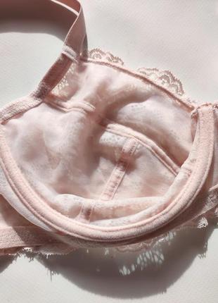 Anya madsen бюстик розовый из кружева кружевый бюстгалтер женский летний мягкий 70d левчик лифчик цветочный5 фото