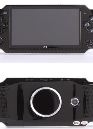 Портативна ігрова приставка консоль psp х6 екран 4,3" з камерою2 фото