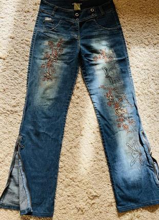 Новые с бирками джинсы mariella burani оригинал бренд итальянские джинсы, клеш , размер 30,309 фото