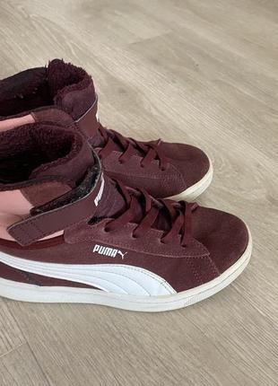 Кеды puma 34,5 высокие ботинки