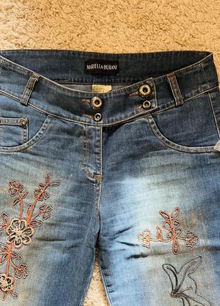 Новые с бирками джинсы mariella burani оригинал бренд итальянские джинсы, клеш , размер 30,308 фото