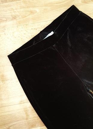 Велюровые брюки клэш.3 фото