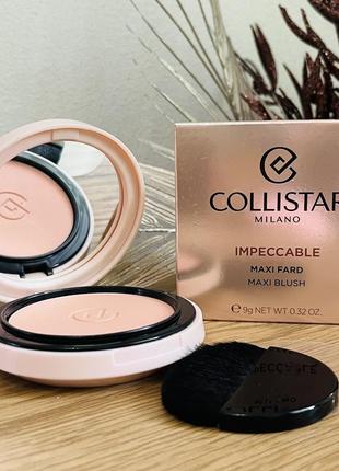 Оригинальный collistar impeccable maxi blush 01 sabbia румяна для лица1 фото