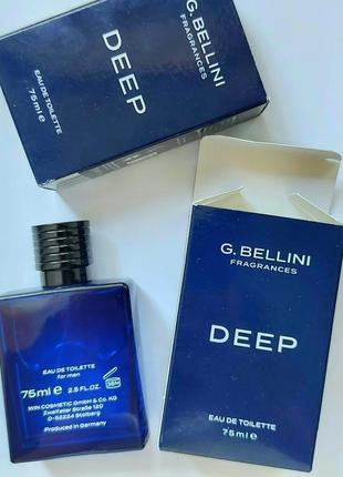 Туалетна вода gibellini deep, 75 мл німеччина в наявності