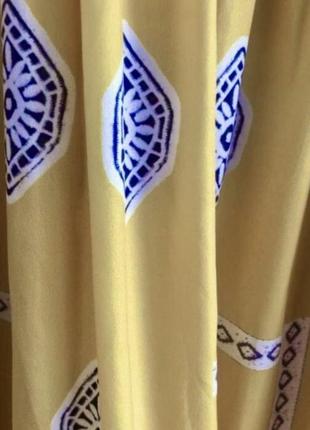 Платье сарафан желтый миди10 фото