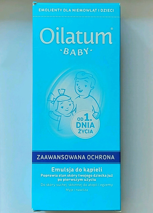 Ойлатум эмульсия для ванн oilatum baby 500мл оілаиум