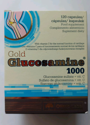 Препарат для суглобів і зв'язок olimp gold 1000 glucosamine 120шт
