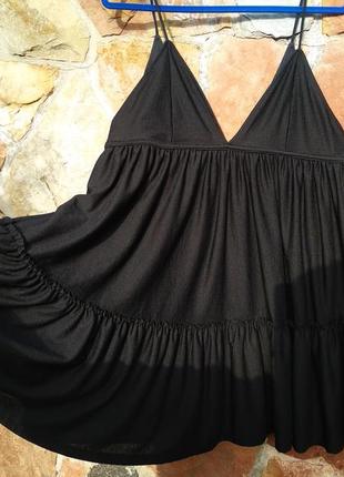 Маленькое черное платье-разлетайка zara3 фото