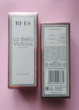 Жіноча парфумована вода bi-es la bella victoria 100 мл bies біес2 фото