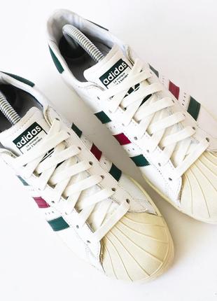 Брендовые кожаные кроссовки adidas superstar3 фото