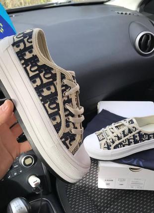 Женские кроссовки dior b23 deep blue platform premium.
