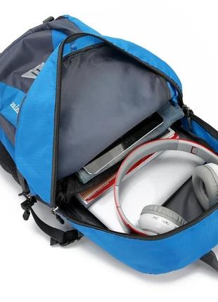 Мужской туристический рюкзак большой плотный для путешествий спортивный водонепроницаемый alaska черный7 фото