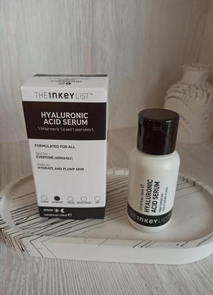 Сироватка з гіалуроновою кислотою the inkey list hyaluronic acid serum 30ml