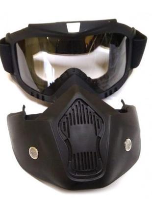 Тактические защитные очки (тактическая маска)3 фото