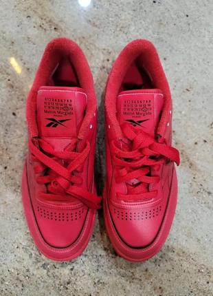 Reebok project 0 x maison margiela club c “vector red”