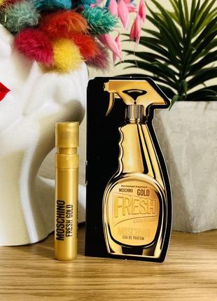 Оригинал пробник парфюмированная вода moschino gold fresh couture