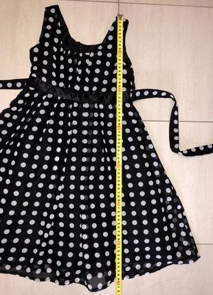 Сарафан платье в горошек 3