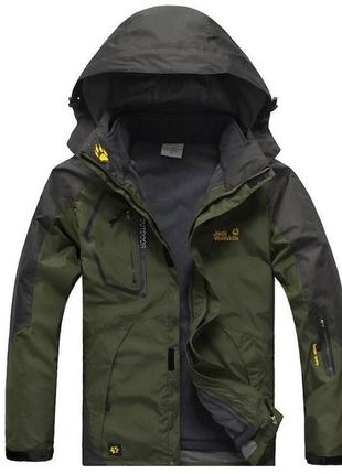 Чоловічі куртки 2в1 jack wolfskin2 фото