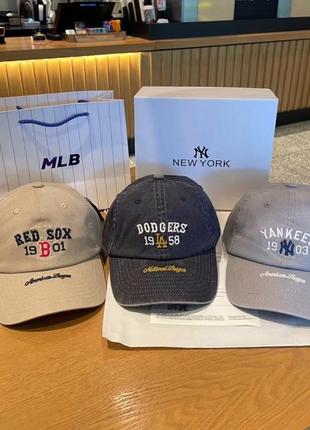 Бейсболка кепка mlb new york la  boston оригінал