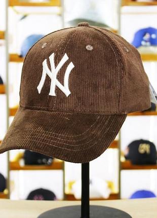 Вельветові бейсболки кепки new york yankees la оригінал5 фото