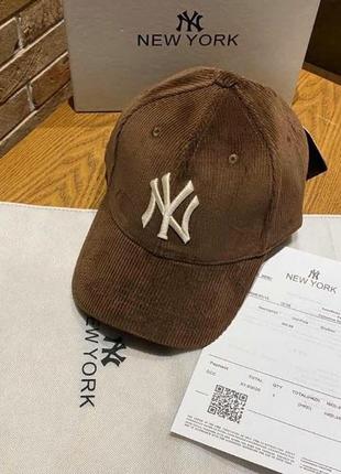 Вельветові бейсболки кепки new york yankees la оригінал7 фото