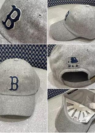 Зимняя кепка бейсболка boston mlb оригинал3 фото