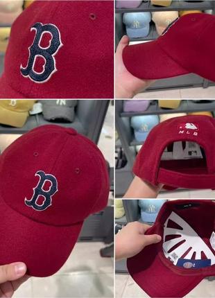 Зимняя кепка бейсболка boston mlb оригинал4 фото