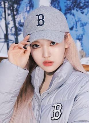 Зимняя кепка бейсболка boston mlb оригинал15 фото