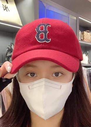 Зимняя кепка бейсболка boston mlb оригинал18 фото