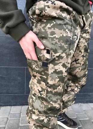 Утеплені штани піксель