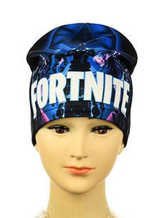 Трикотажна шапка "fortnite"1 фото