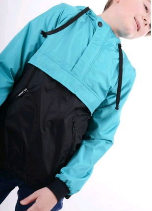 Осіння куртка демісезонна на флісі анорак для хлопчика3 фото