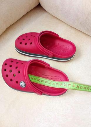 Дитячі crocs. розмір 10. 26-27 розмір.унісекс. червоні для дів2 фото